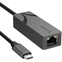 SABRENT USB-C to 2.5Gbps Ethernet Adapter, Aluminum USB-C to RJ45 Network Adapter for MacBook Pro/Air, iPad Pro 2018 & Later, Windows, Linux NT-25GA