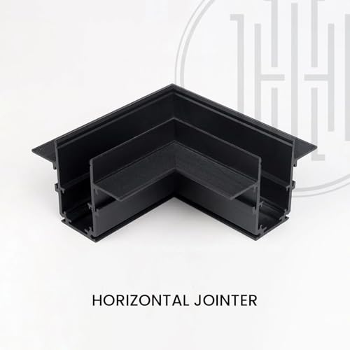 Image of Harold Electricals Track Lighting Installation Accessories, Driver to Track Input Module, Track Jointer Horizontal Corner (Driver to Track Input Module)