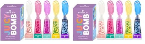 essence JUICY BOMB shiny lipgloss set 02 Virtual Multi Pack