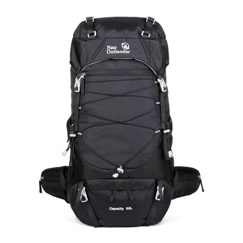 Sac à dos de camping 50 L en nylon robuste pour l'alpinisme masculin