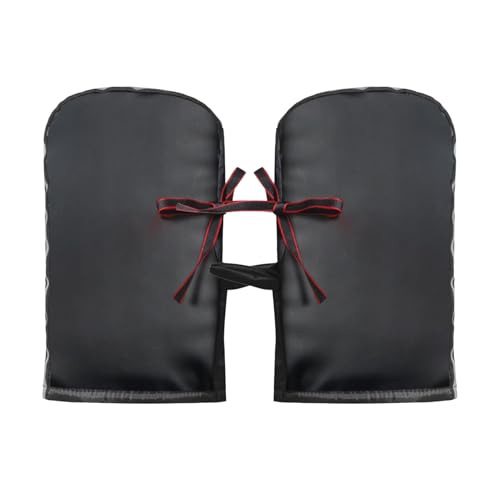 Moufles de guidon de vélo imperméables : gants moto coupe-vent