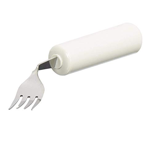 Homecraft Queens Angled Cutlery, Right-Handed Angled Fork, Lightweight Ergonomic Adaptive Fork, Cutlery