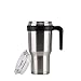 reduce COLD-1 Extra Large Vacuum Insulated Thermal Mug with Slender Base, 3-in-1 Lid & Straw, Ergonomic Handle, 40oz - Tasteless and Odorless Stainless Steel