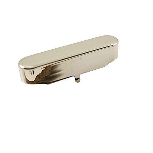 WD Music Vintage Brass Single Coil Neck Pickup Cover For Fender Telecaster NICKEL (VPCTLB-N) テレキャスター用ピックアップカバー ブラス ニッケル