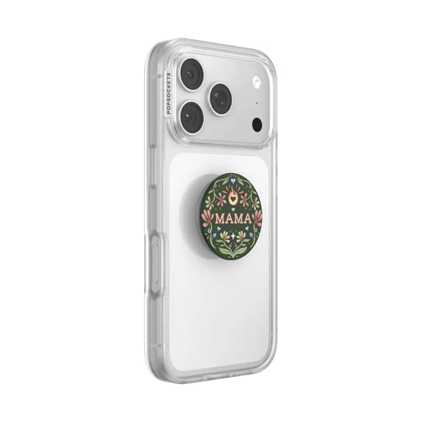 Image of PopSockets PopTop, Adhesive Phone Grip with Swappable Top, Mom - Boho Mama