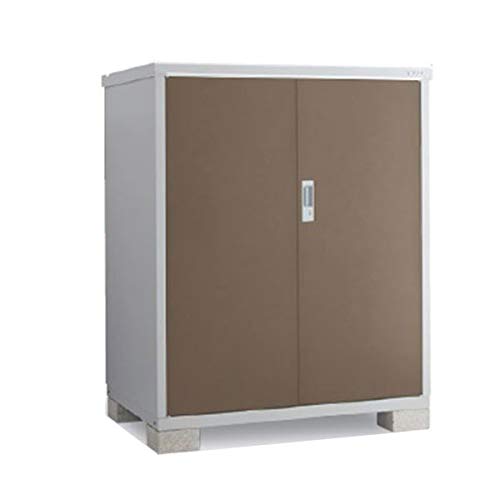 【受注生産品】イナバ物置 BJX/アイビーストッカー BJX-139D EB 全面棚タイプ 『屋外用ドア型収納庫 DIY向け 小型 物置』 EB(エボニーブラウン)