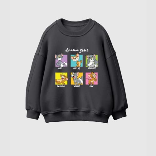 Image of Nap Chief Kids Cotton Official Tom & Jerry Printed Co ord set for Boys & Girls, Sweatshirt and Joggers Clothing Set for Casual Wear
