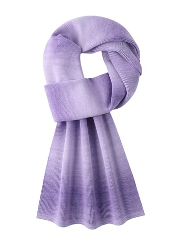 Écharpe homme pourpre clair en tricot chic de bureau et ville