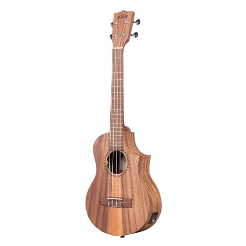 Liquid Audio KA-TK-T-CE KKBL BUNDLE Kala Tenor Ukulele Teak Tri Top Ukulele With Cutaway & Eq Bundle With Kala Klipz Tuner In Blue And Liquid Audio Instrument Polishing Cloth thumb #1