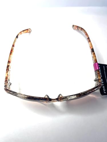 Foster Grant Fashion sunglasses women Maxblock floral trasluscent gradient lenses. 100% UVA UVB lens protection, Orange3