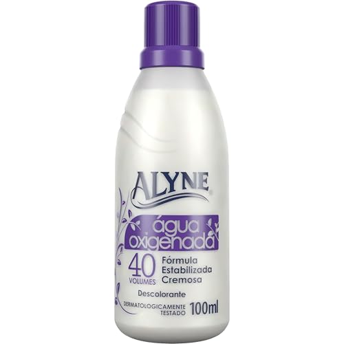 Alyne, Água Oxigenada, Cremosa, 40 Vol., 100 ml, Roxo