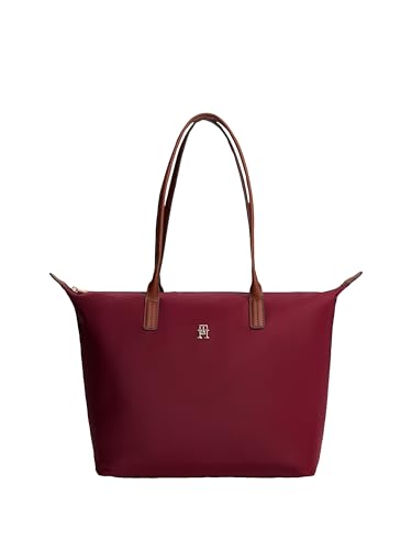 Tommy Hilfiger Womens Popette Tote, DEEP ROUGE One Size