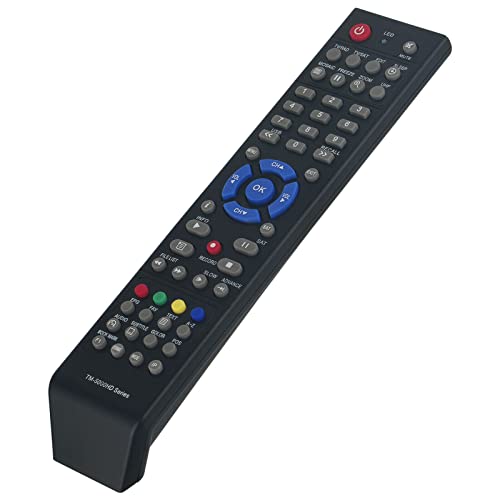 VINABTY TM-5000HD-SERIES Replaced Remote Control fit for Technomate TV TM-5402HD M3 CI Super+, Black - Image 3