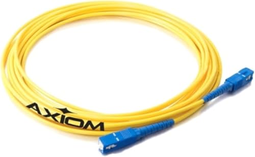 Cable de fibra óptica OS2 simplex de 25 m con conectores híbridos SC a ST Axiom
