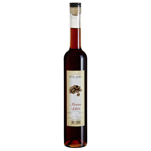 Mocca-Likör Höllberg 25% vol. (1 x 0.5 Liter) edler Fruchtlikör ohne Aromastoffe