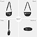 GAEKEAO Crossbody Bags for women Fashion Sling Purse Shoulder Bag Funny Pack Vegan Leather Chest Belt Bum Bag for Travel