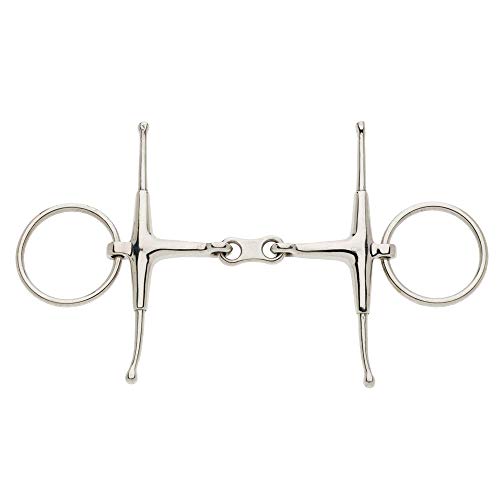 Lorina Loose Ring French Link Fulmer Bit 5 1/2 inch Silver