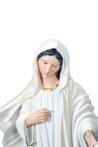 Estatua de Nuestra Señora de Medjugorje 24 pulgadas miniatura 6