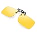 Polarized Clip-on Sunglasses For Men Women - Flip Up Over Prescription Glasses For Driving Fishing