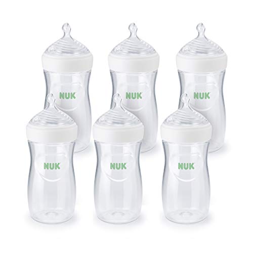 Image of NUK Simply Natural Baby Bottle with SafeTemp