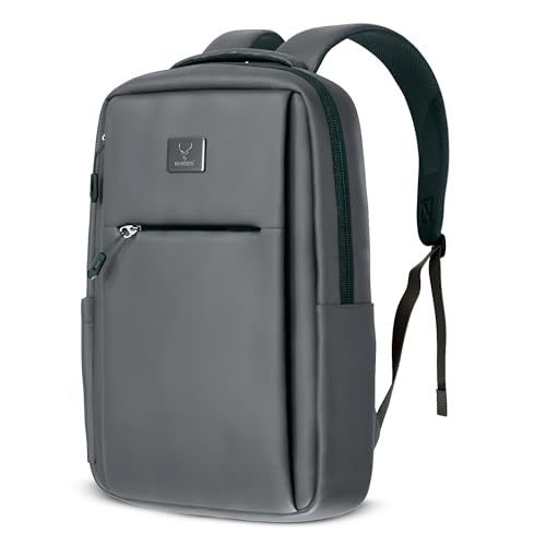 Image of REDHORNS 25L Waterproof 15.6-inch Laptop Backpack for Men and Women, Unisex Travel Laptop Bag /Office Bag /School Bag /College Bag /Business Bag with Multiple Compartments (Grey)