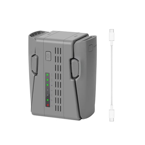 ZLiT Cargador de batería para DJI Neo 2 Drone Hub de carga de batería de doble canal, cargador vertical, base de estación (gris, 1 unidad)
