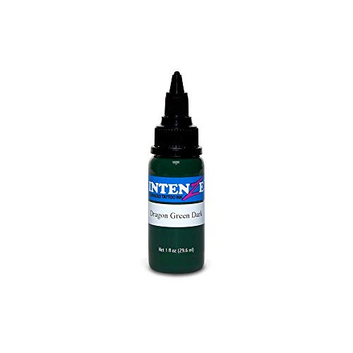 Intenze Tattoo Ink - Dragon Green Dark - 1oz Bottle
