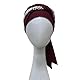 CAREBELL Smooth Ikat Turban aus Bambus, für Haarausfall, Bordeaux, Kopfbedeckung