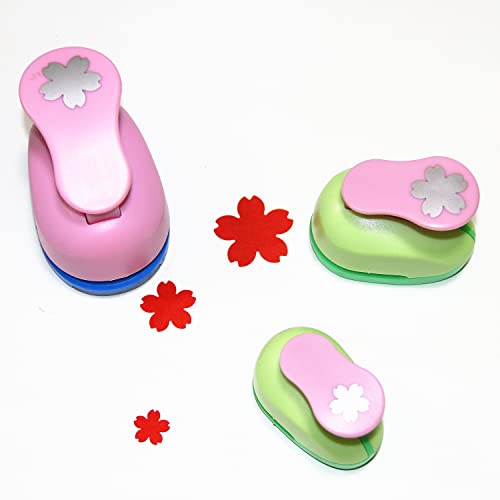 Kawendite CADY-610 3Pcs Flowers 5/8 Inch 1 Inch 1.5 Inch Craft Punch Set Paper Punch Flower Craft Scrapbooking Eva Punches thumb #1