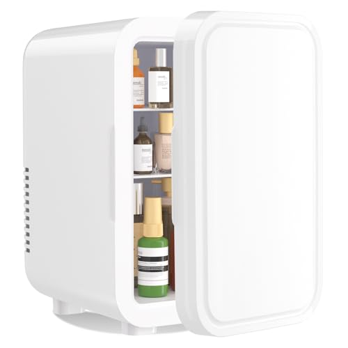 YASHE Mini nevera de 6 litros/8 latas, 220 – 240 V CA/CC, refrigerador termoeléctrico portátil,...