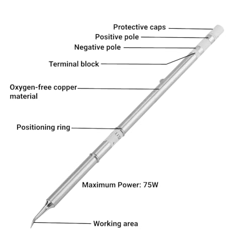 Image of Soldering Iron Tips T12 Series Oxygen Free Copper Replacement for FX-951 Station Fast Heating(T12-JL02)