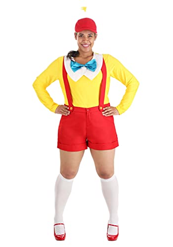 Disfraz Tweedle Dee/Dum para mujer incluye camisa y accesorios miniatura 3
