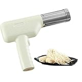 Electric Pasta Makers, Cordless Automatic Noodle Machine, Rechargeable Noodle Machine with 5 Interchangeable Molds, Automatic Noodle Press Machine for All Kinds of Noodles.