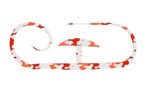JACKALL F-0285 Bing Ball T + Necktie, Flare Finesse Keimura Shimashima Red Orange