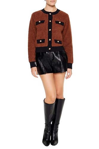 Forever 21 Women's Two-Tone Cardigan Sweater2