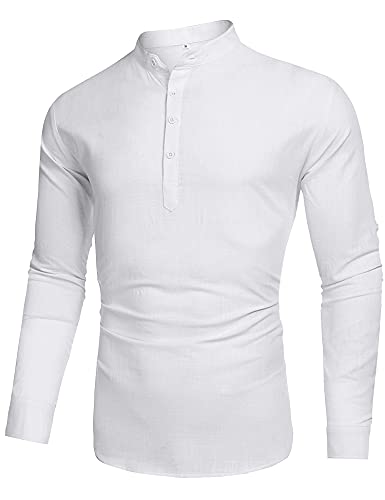 Chemise lin homme anti-transpiration Cegerne coton manches longues - 4