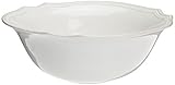 Lenox French Perle Bead Serving Bowl, 64-Ounce, White