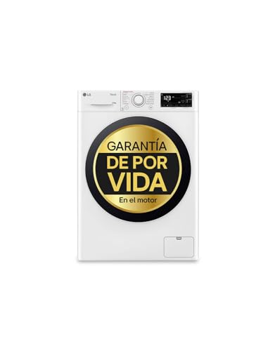 LG F4DR5509A0W - Lavadora Secadora Inteligente Direct Drive, 9/5kg, 1400 rpm, Autodosificación, 14...