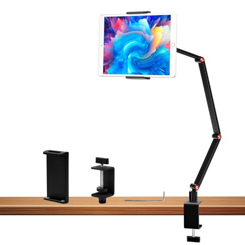 Dadabig Soporte para Tablet, 360°Giratorio Tablet Sujetador de Mesa, Soporte de iPad para...