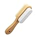 Aisilk Natural Soft Bristle Foot Brush and Pumice Stone Combo with Wooden Handle, Exfoliator Pedicures Calluses Dead Dry Skin Remover Scrubber Scrub Brush for Shower Massage SPA Sauna