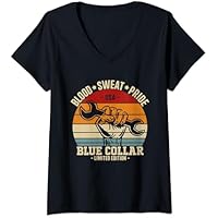 Mujer Blue Collar Edición Limitada Blood Sweat & Pride Blue