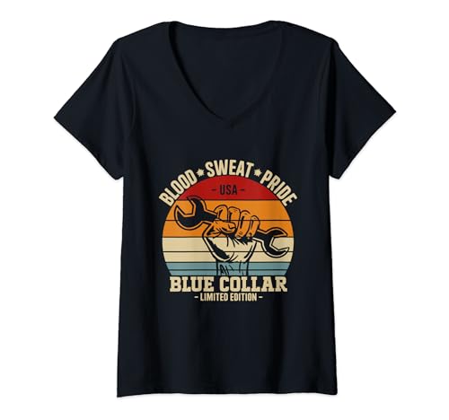 Mujer Blue Collar Edición Limitada Blood Sweat & Pride Blue