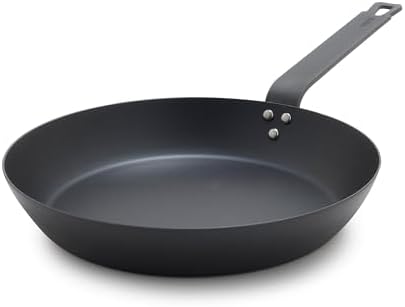 GreenPan x Bobby Flay 10" Carbon Steel Frying Pan Skillet, Pre-Seasoned Ready to Use, Nontoxic, PFAS-Free, Induction Compatible, High Heat & Oven Safe Durable Cookware, Cast Iron Alternative - Thumbnail 2