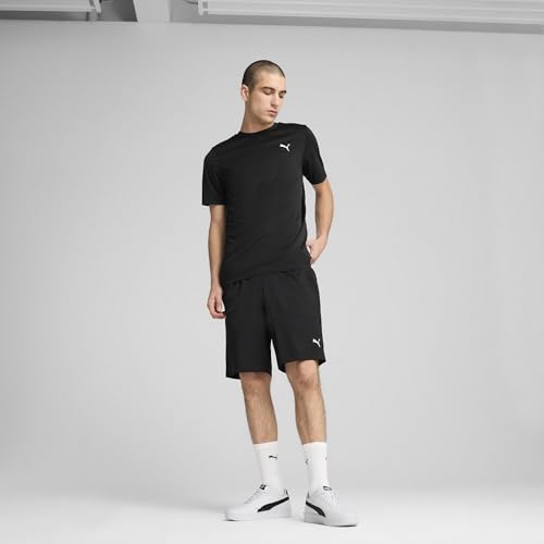 Image of Puma Men Polyester Solid Regular Fit Tees