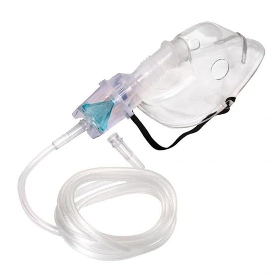 Image of Oxycare Oxyneb Nebulizer Mask Kit | Single Use Only | Size: Adult | Pack Of 1 Unit (Adult)