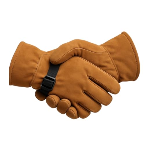 Image of TLN Genuine Leather Gloves for Men | Premium Soft Driving, Biking & Winter Gloves, Warm, Stylish & Durable Hand Gloves for Outdoor & Daily Use