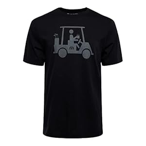 TravisMathew Men’s Mapes T-Shirt, Black, Medium