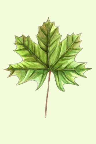  Maple Leaf: Dot Grid Journal Notebook (6x9 inches) with 120 Pages