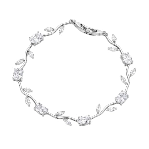 Image of SALTY Tulip Bracelet for Women Anti Tarnish | Fancy Floral Bracelet | Jewellery Gifts | Hand Band | Fashion Accessories for Girls | Minimal Jewelry Design | Gift for Rakhi | Gift for Diwali, Christmas, Marriage, Birthday