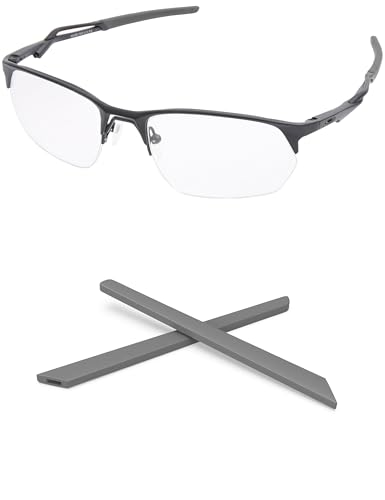 PapaViva 1 paio di cuscinetti auricolari di ricambio per Oakley Wire Tap 2.0 OO4145 / Wire Tap 2.0 RX OX5152 - Grigio